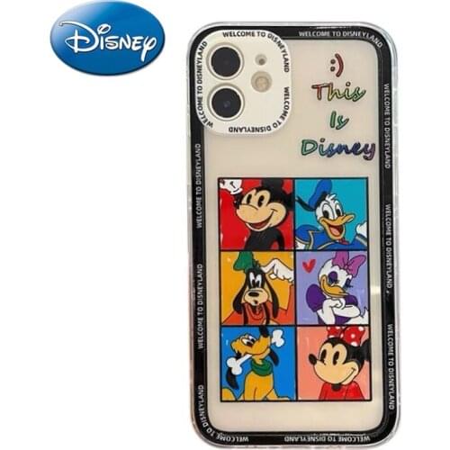 Disney Phone Case for IPhone 6S/7/8P/X/XR/XS/XSMAX/11/12Pro/12mini Mickey Mouse Minnie Phone Case Cover