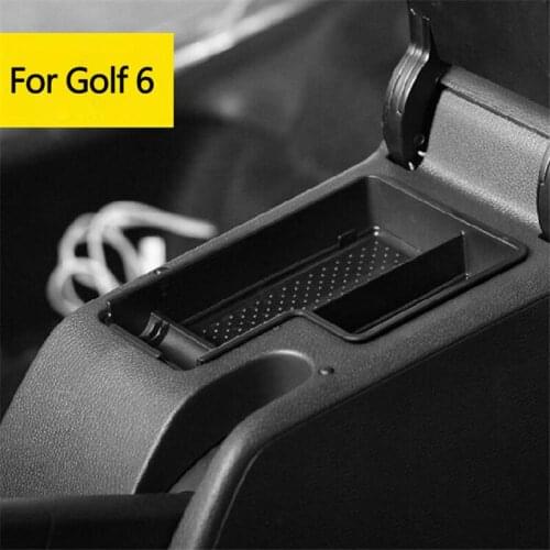 Case For Volkswagen Golf 5 Golf 6 MK6 GTI Scirocco for Jetta MK5 central storage box broadhurst armrest remoulded car glove box