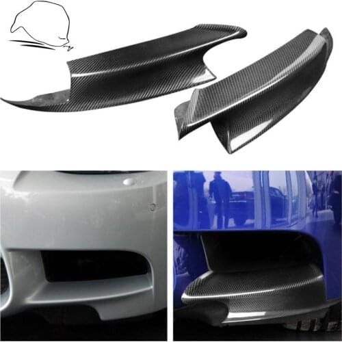 For BMW E92 E92 M3 Series 4Dr Sedan PRE-LCI M-Tech Accessories Carbon Front Bumper Lip Spoiler Splitter Protector Modified Kit
