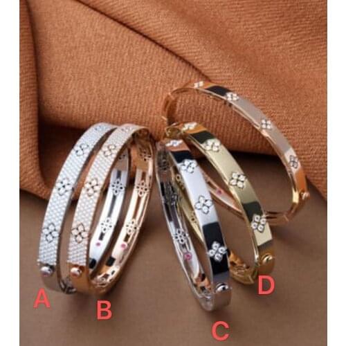 Janekelly luxury Unique African Bangle Ring Set Jewelry Sets For Women Wedding Cubic Zircon Crystal CZ Dubai Bridal Jewelry Set
