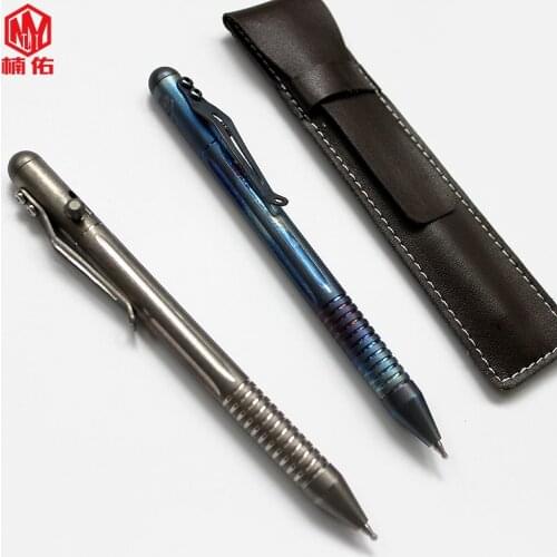 EDC Outdoor Pocket Tool Titanium Alloy Gun Plug Pen Defense Pen Hidden Tactical Signature Pen Broken Window Pen Defense Tool