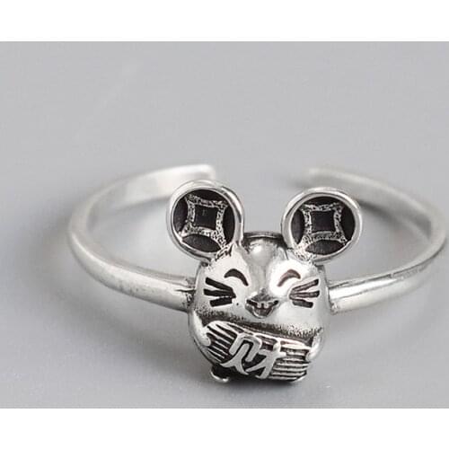 LUCKCOMEE Women's Silver Rings
