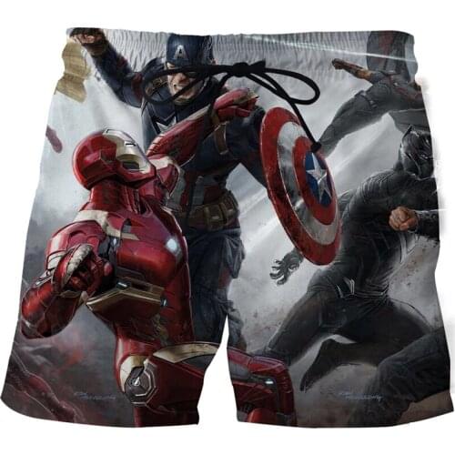 Anime Shorts Men Casual Shorts Cargo Black Beach 3D Printed Shorts Gothic Fitness Men Shorts New Men Summer Sports Beach Pants S