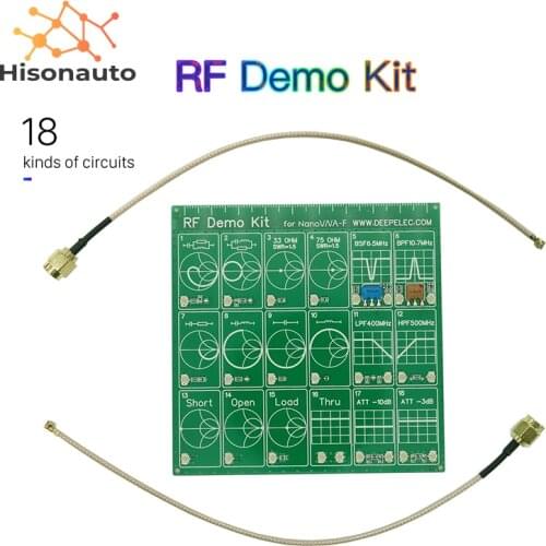 NanoVNA RF Test Board RF Demo Kit NanoVNA RF Test Board Vector Test Filter Attenuator For NanoVNA-F H009