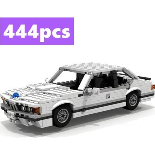 NEW 444PCS 1989 635CSi Racing Super Sport Car Fit Technic City Car Model Building Block Bricks MOC-1754 Toy Gift Kid Birthday
