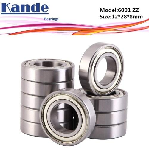 6000ZZ Bearing 10pcs ABEC-5 High quality 6000 ZZ Single Row Deep Groove ball bearing 6000-2Z 10x26x8mm
