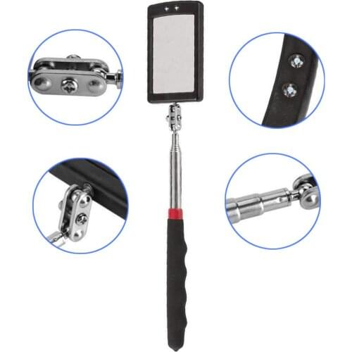 Adjustable Automotive Telescopic Detection Lens Inspection Repair Telescopic Inspection Mirror With Led Light Car Repair Tools