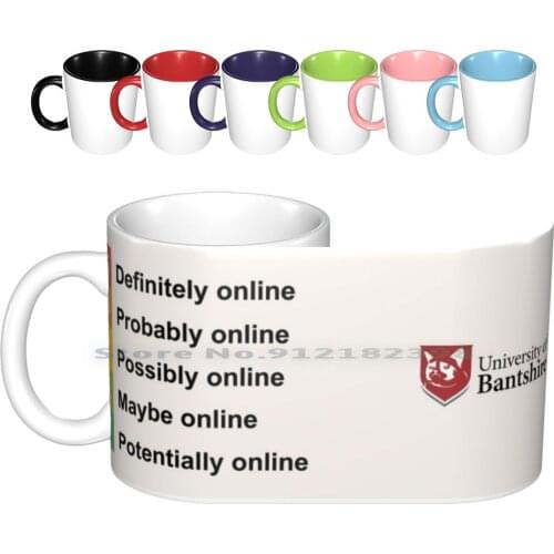 Lecture Levels Ceramic Mugs Coffee Cups Milk Tea Mug Bantshire University Parody Funny Humour Humor Banter Novelty Creative