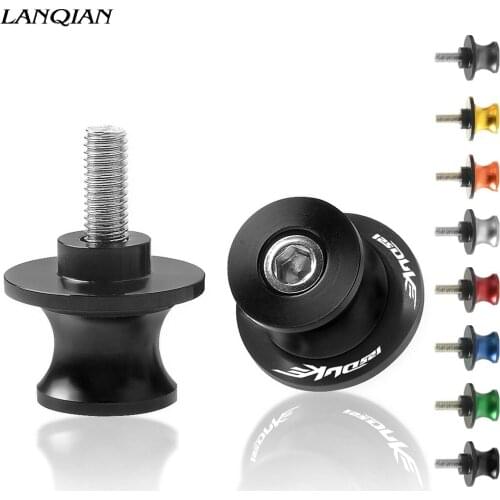 10MM Motorcycle Accessories Swing Screw Sliders Moto Bike Swingarm Spools Arm Drop Screws For 125 2012 2013 2014 2015