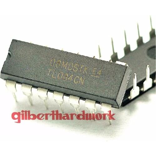 10*Tl084Cn Linear Amplifier Quad Operational Amplifie Dip-14