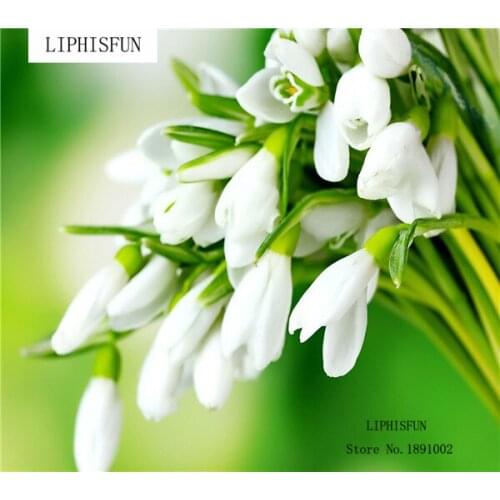 Diy Diamond Painting Full Drill Cross Stitch Flower Resin Square Diamond Sets Unfinish Decorative Diamond Embroidery Tulip