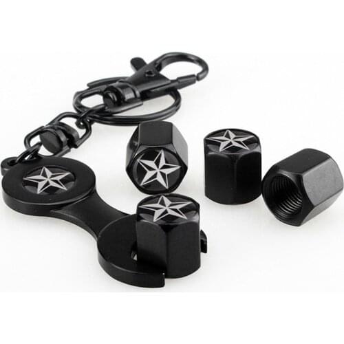 Wrench Keychain Caps For Skoda Octavia 2 3 A7 Rapid Fabia Anti-theft And Dustproof Moto Bicycle Valve Caps Wheel Tires Parts