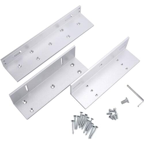 LZ Bracket Z & L Mounted Bracket Clamp LZ Stents For 280KG/600lbs Force Magnetic Lock Door office RFID EM Locks For Single door