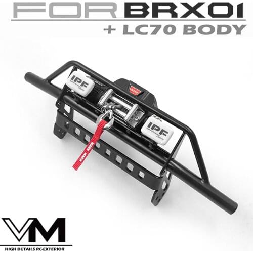 ARB Metal Front Rhino Bumper for boomracing BRX01+Killerbody LC70 body