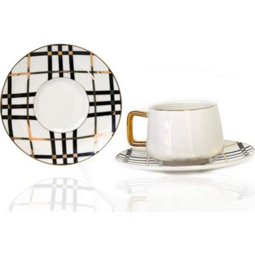 Lucky Art Lines Bone Series 6-Coffee Cup Set