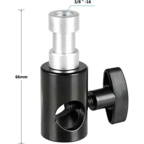 New design Light Stand Mount With 3/8"-16 Female Thread Mount for Camera Aluminum 3/8" to 16mm light stand mount