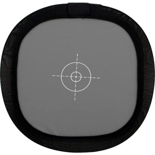 2 In 1 Portable White Balance Focus Plate 18% Photography Gray Card Gray Plate 30CM Back Soft Light