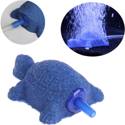 Turtle Shape Aquarium Air Bubble Stone Diffuser Fish Tank Aerator Oxygen Pump Ornament Decor Aquarium Supplies C42