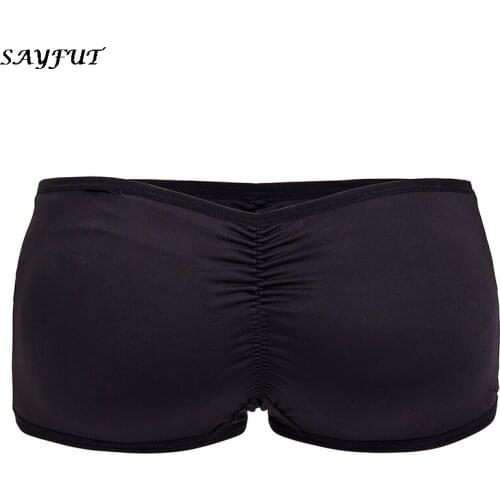 Seamless Padded Butt Lifter Panties Hip Enhancer with Removable Pads Womens Body Shorts Control Panties Body Shaper Underwear