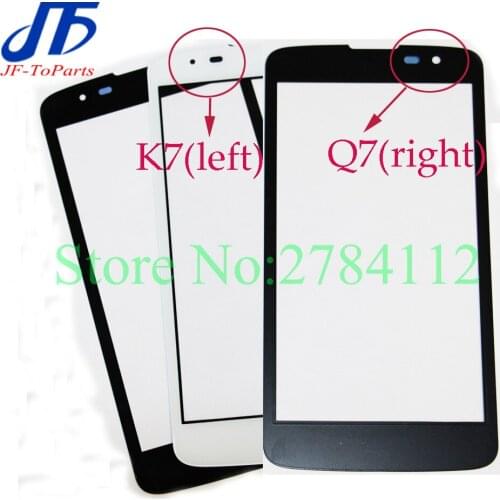30Pcs Touch panel replaclement For LG Q7 X210 X210DS And K7 MS330 Tribute 5 LS675 Outer LCD Front Screen Glass Lens Cover