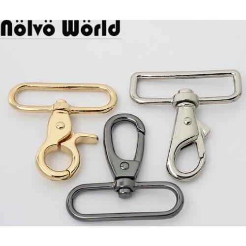 10-50 pieces 3 sizes 60*50mm 61*51mm 64*51mm alloy meterial snap hook for suitcase metal clasp sturdy and durable bag hardware