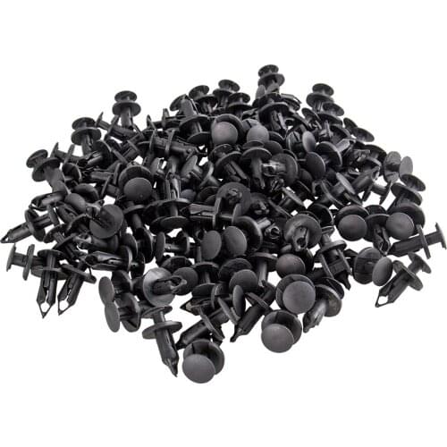 120Pcs Hole Plastic Rivet Fastener Push Clips Retainer Clip for Car Auto Fender