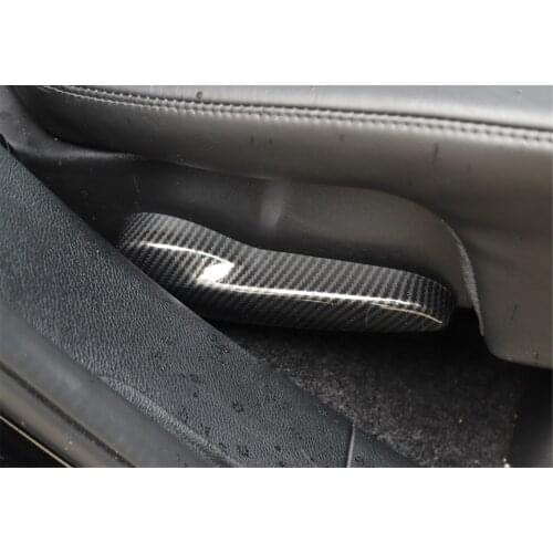 2pcs Rear Seat Adjustment handle Cover Trim Sticker for Jeep Grand Cherokee 2011+ Stylish Car Accessories Interior Decoration