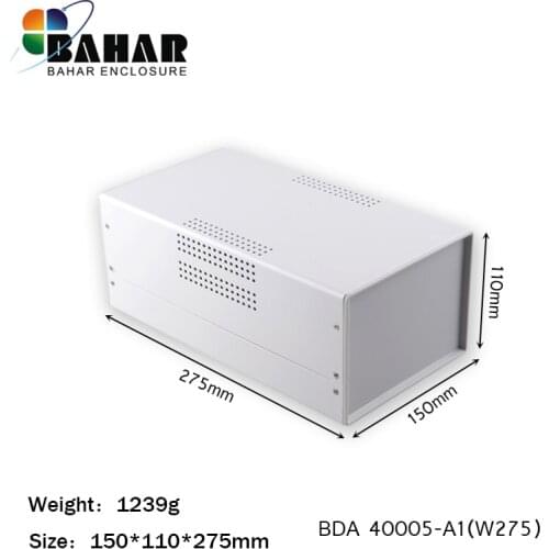 275*150*110mm Custom design Power supply project junction box iron enclosure Iron electronic box diy equipment instrument case