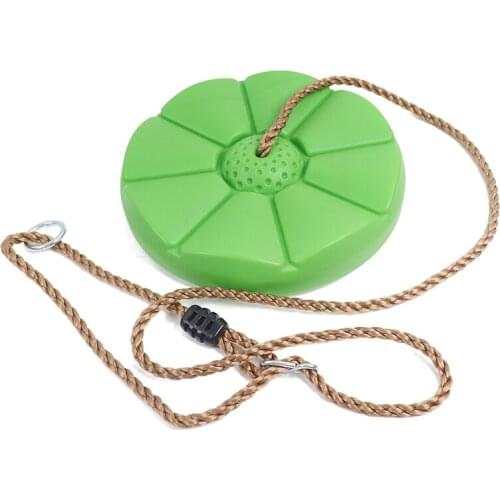 Children Swing Disc Toy Seat Kids Swing Round Rope Playground Hanging Garden Play Entertainment Activity