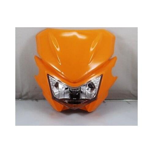 Orange 35W Off-Road Dirt Bike Motorcycle Headlight For Honda Kawasaki Suzuki Yamaha CRF MX CR125R 250X