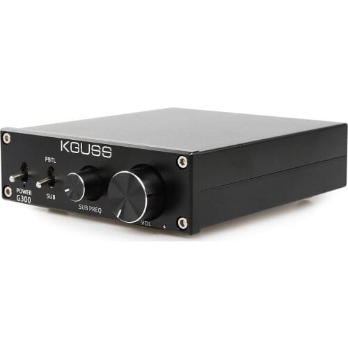 KGUSS G300 TPA3225 300W HIFI Class D Subwoofer PBTL Power audio Amplifier NE5532 AMP Bass Adjustment Mono Channel