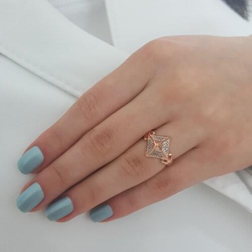 High Quality Elegant Uniq New 925 Sterling Silver Birthday Gift Ring Women Vintage Style Minimal Fine Jewelry Luxury Accessories