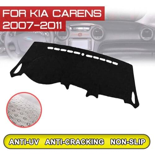 For KIA Carens 2007 2008 2009 2010 2011 Car Dashboard Mat Anti-dirty Non-slip Dash Cover Mat UV Protection Shade