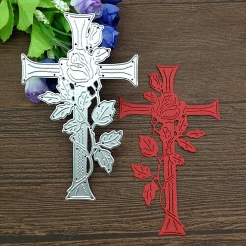 Cross Vine Border Metal Dies Scrapbooking Metal Cutting Dies Craft Stamps die Cut Embossing Card Make Stencil Frame
