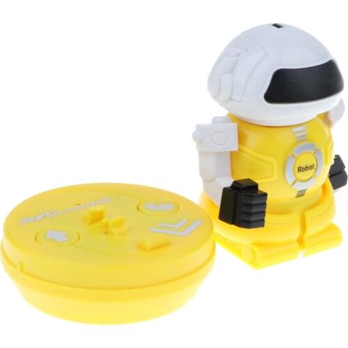 Remote Control Mini Yellow Battle Robot (Battery Powered) Xmas Gift for Kids