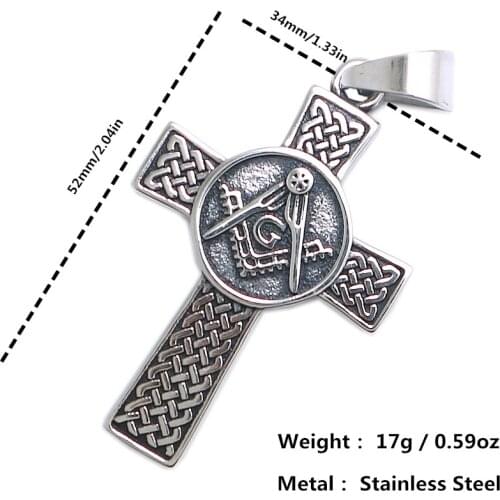 Unisex 316L Stainless Steel Freemasons Newest Pendant