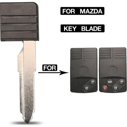 Kutery New Replacement Small Key For Mazda RX-8 MX-5 Miata Smart Remote Car Key Shell Mechanical Insert Blade Uncut