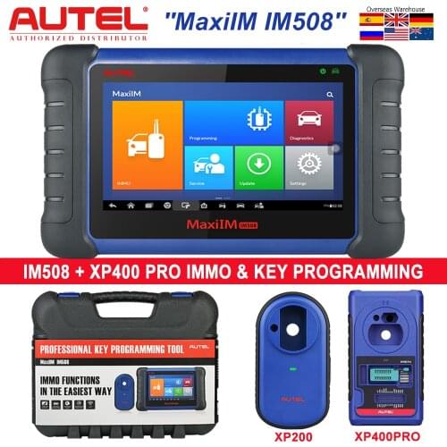 Autel MaxiIM IM508 Key Programmer with XP400 PRO Professional Key Programming Tools OBD2 All System Daignostic Scanners