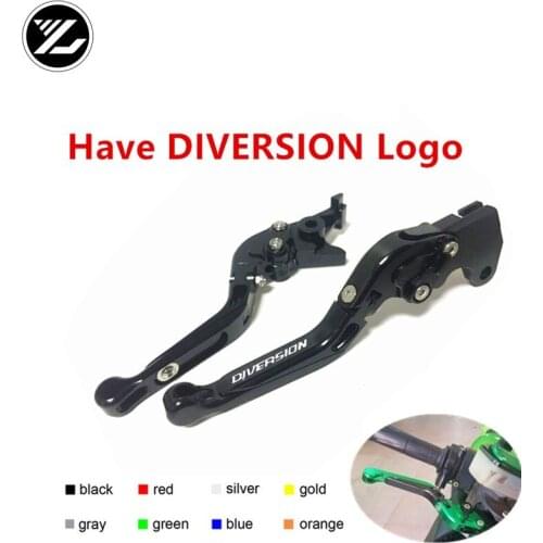 DIVERSION LOGO FOR YAMAHA DIVERSION XJ6 2009-2015 2010 11 12 Motorbike Adjustable Folding Extendable Moto Clutch Brake Levers