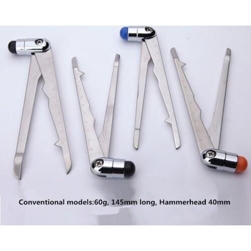 304 Stainless steel caliper Reflex hammer Diagnostic hammer Neurological examination percussion hammer Free Shipping