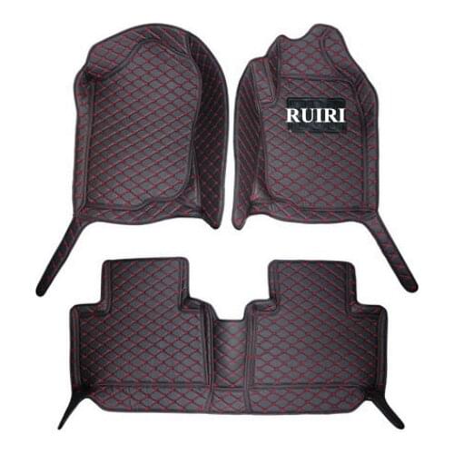 Custom special car floor mats for Right Hand Drive Toyota Land Cruiser Prado J150 2020-2010 3 door waterproof durable carpets