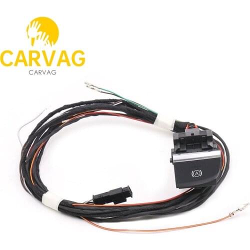 Hill Hold / Auto Hold Switch And Wire For Audi A3 8V White backlight button LHD RHD