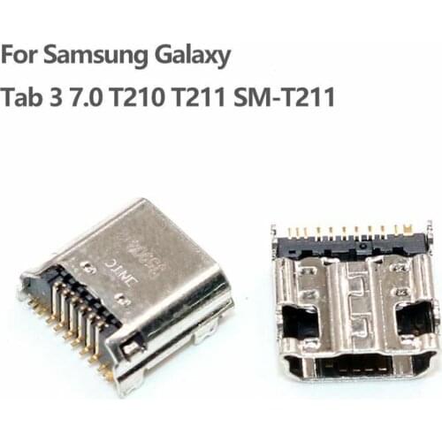 High Quality Charger Port Micro USB Charging Connector Dock Flex Cable Repair for Samsung Galaxy Tab 3 7.0 T210 T211 T230N New