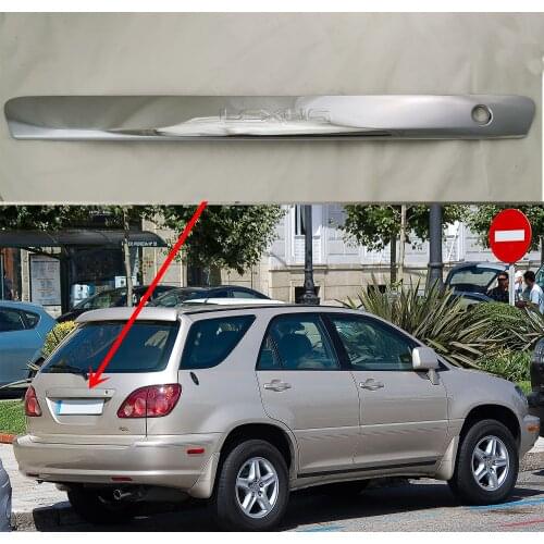 For Lexus XU110 RX300 1998 1999 2000 2001 2002 2003 High-quality ABS Chrome plated Rear Trunk Lid Cover Trim Car-styling