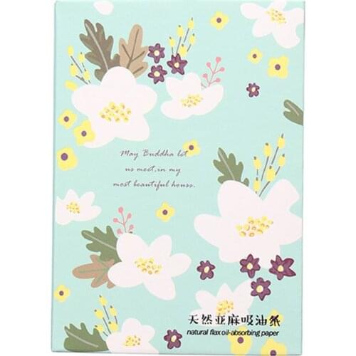 Y1UF Tissue Makeup Cleansing Oil Absorbing Papers Cute Cartoon Blotting Facial Beauty