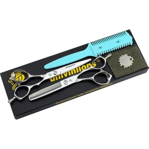 6" serrated laser wire hair scissors japan hair cutting shears with small teeth hairdressing scissors thinning salon barber kit