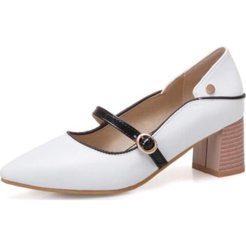 Big Size ladies high heels women shoes woman pumps Baitao pointed shallow-mouthed single shoe