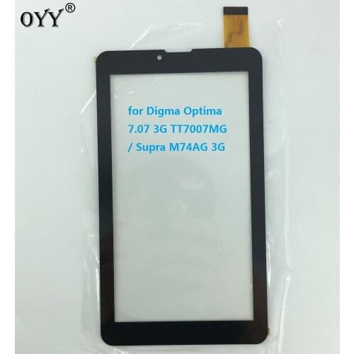 7'' inch capacitive touch screen capacitance panel digitizer glass for Digma Optima 7.07 3G TT7007MG / Supra M74AG 3G tablet pc