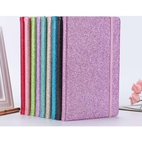 A5 100sheets paperback notebook elastic band light office notepad stationery diary