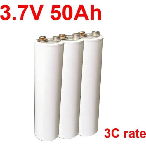 3PCS 3.7V 50AH Lithium ion battery 55210 150A High continuous discharge for diy 12V 50AH li ion Car motorcycle starter power RV
